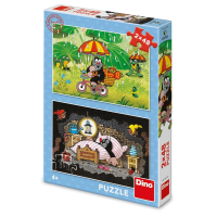 Dino Krtkov deň 2x48 Puzzle
