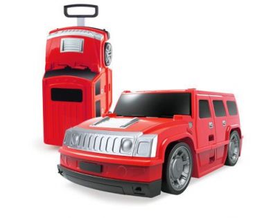 Kufor auto Hummer červený