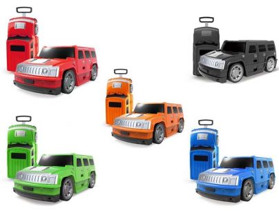 Kufor auto Hummer červený