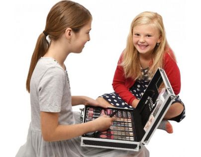 Mac Toys Kufrík s dekoratívnou kozmetikou veľký 5 štetcov