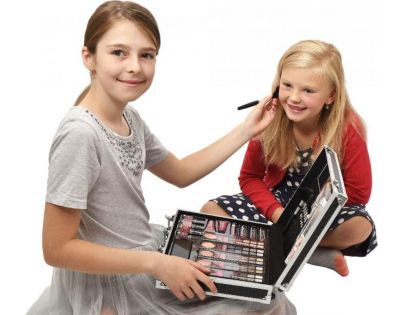 Mac Toys Kufrík s dekoratívnou kozmetikou veľký 5 štetcov