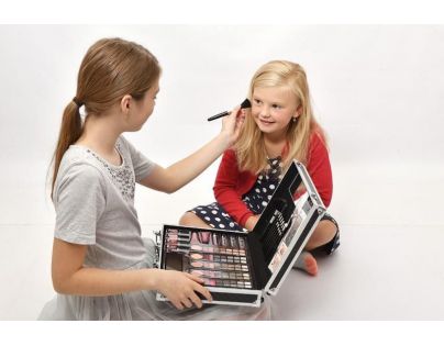 Mac Toys Kufrík s dekoratívnou kozmetikou veľký 9 štetcov