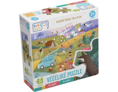 KukiKuk Veľkééééé puzzle Na výlete