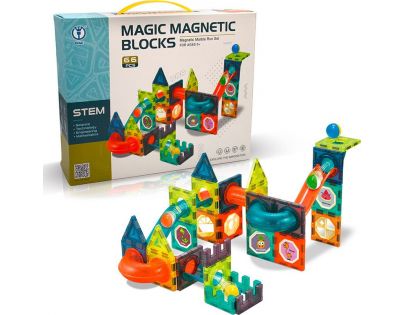 HM Studio Guličková dráha magnetická stavebnica 66 ks