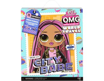 L.O.L. OMG Veľká ségra cestovateľka City Babe