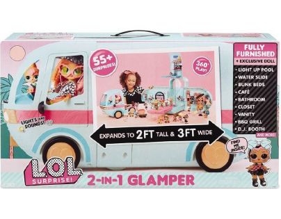 L.O.L. Surprise 2-in-1 Glamper karavan 55 doplňků