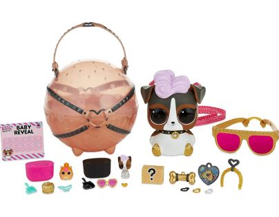 L.O.L. Surprise Biggie Velká zvířátka - hnědé Bílo-hnědý pejsek