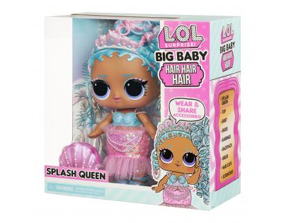 L.O.L. Surprise! Hair Hair Hair Veľká bábika Splash Queen