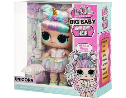 L.O.L. Surprise! Hair Hair Hair Veľká bábika Unicorn