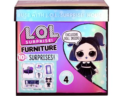 L.O.L. Surprise! Nábytok s bábikou Útulná izbička & Dusk
