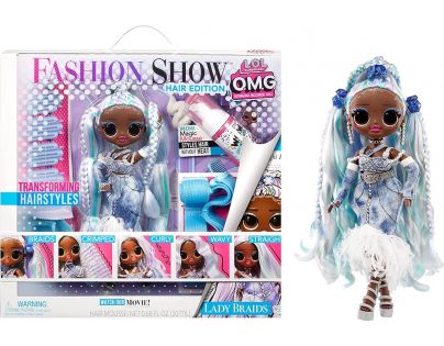 L.O.L. Surprise! OMG Fashion Show Hair Veľká ségra Lady Braids