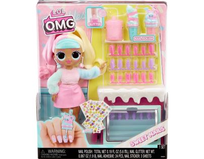 L.O.L. Surprise! OMG Nechtové štúdio s bábikou Candylicious Sprinkles Shop