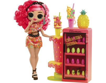 L.O.L. Surprise! OMG Nechtové štúdio s bábikou Pinky Pops Fruit Shop - Poškodený obal