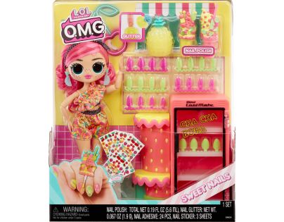 L.O.L. Surprise! OMG Nechtové štúdio s bábikou Pinky Pops Fruit Shop - Poškodený obal