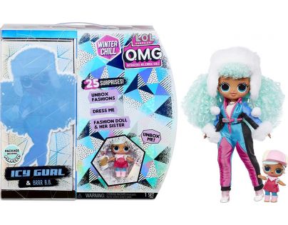 L.O.L. Surprise! OMG Winter Veľká ségra Chill Icy Gurl Fashion Doll Brrr B.B.