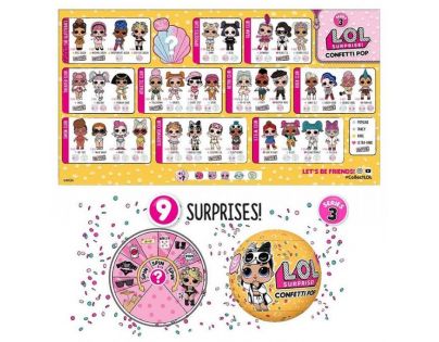 L.O.L. Surprise Panenka Confetti Pop