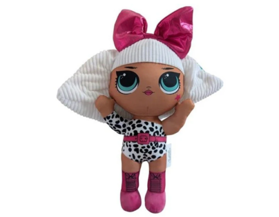 L.O.L. Surprise! plyšová bábika 30 cm růžová mašle