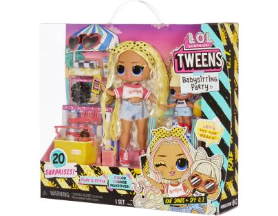 L.O.L. Surprise! Tweens - Pyžamová párty s bábikou Den na pláži s Rae Sands a SPF Q.T.