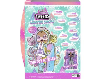 L.O.L. Surprise! Zimná Tweens bábika Candylicious - Poškodený obal
