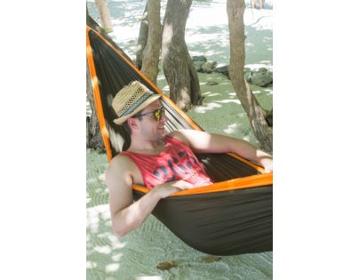 La Siesta Cestovná hojdacia sieť Colibri Double Orange