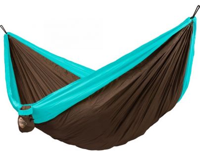 La Siesta Cestovná hojdacia sieť Colibri Double Turquoise