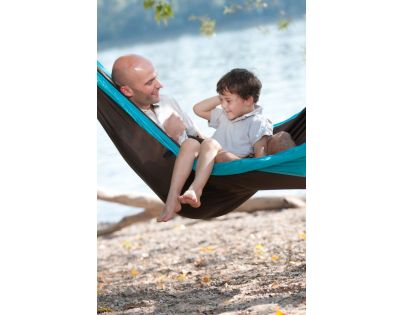 La Siesta Cestovná hojdacia sieť Colibri Double Turquoise