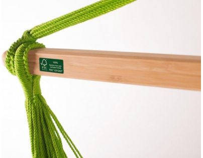 La Siesta Hojdacia sedačka Domingo Comfort lime
