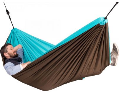 La Siesta Polstrovaná cestovní houpací síť Colibri Turquoise