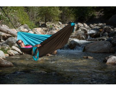 La Siesta Polstrovaná cestovní houpací síť Colibri Turquoise