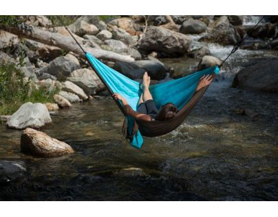 La Siesta Polstrovaná cestovní houpací síť Colibri Turquoise