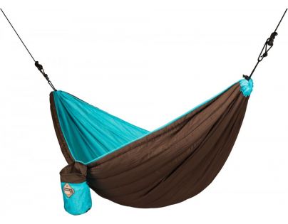 La Siesta Polstrovaná cestovní houpací síť Colibri Turquoise