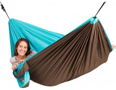 La Siesta Polstrovaná cestovní houpací síť Colibri Turquoise