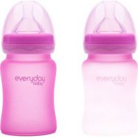 Everyday Baby Fľaša sklo senzor 150 ml pink 4