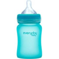 Everyday Baby Fľaša sklo senzor 150 ml turquoise 2