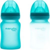 Everyday Baby Fľaša sklo senzor 150 ml turquoise 4
