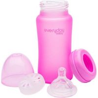Everyday Baby Fľaša sklo senzor 240 ml pink 3