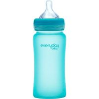 Everyday Baby Fľaša sklo senzor 240 ml turquoise 2