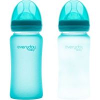 Everyday Baby Fľaša sklo senzor 240 ml turquoise 4