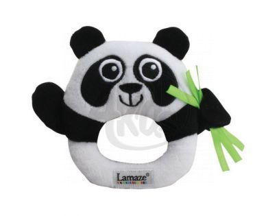 Lamaze 27076 - B&W Chrastítko panda