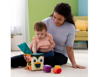 Lamaze Mäkká vkladacia kocka so zvieratkami