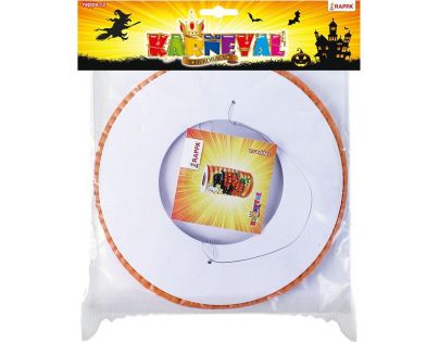 Rappa Lampion Halloween 15 cm s kalíškom na čajovú sviečku