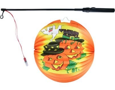 Rappa Lampion Halloween guľa Veselé tekvice so svietiacou paličkou