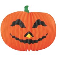 Lampión papierový, skladacia Tekvica 38 x 27 cm