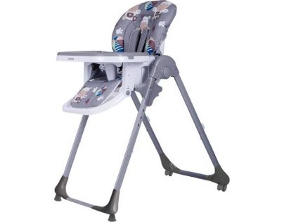 Lara jídelní židle hippo grey