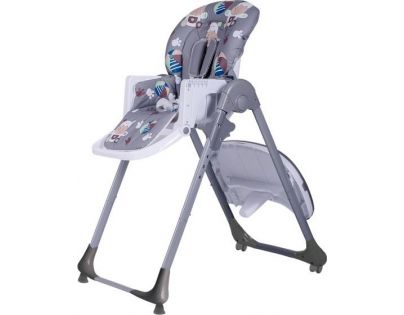 Lara jídelní židle hippo grey