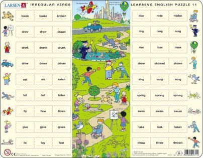 Larsen Puzzle Anglické nepravidelné slovesá