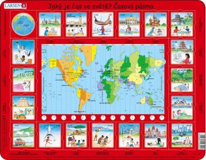 Larsen Puzzle Čas vo svete