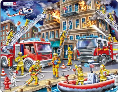 Larsen Puzzle Hasiči - požiar domu