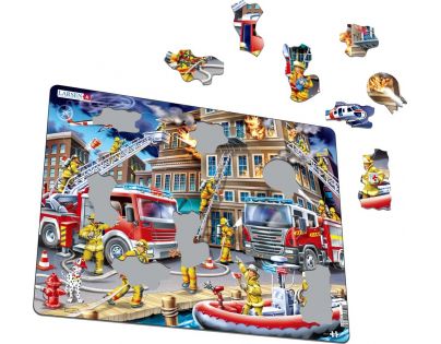 Larsen Puzzle Hasiči - požiar domu