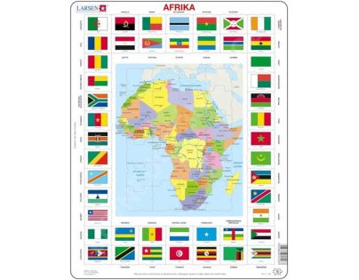 Larsen Puzzle Mapa Afriky 23103